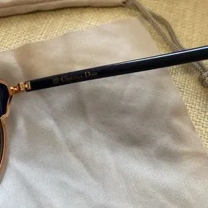 Dior So Real glasses navy gold and rose gold PERFECT CONDITION Dior | Accessories | Dior So Real Glasses Navy Gold And Rose  main image 4